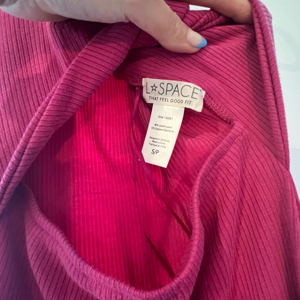 L*Space reversible pink midi dress - Picture 3 of 4